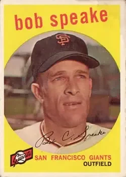 1959 Topps #526 Bob Speake