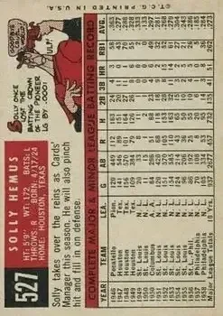Back of Solly Hemus