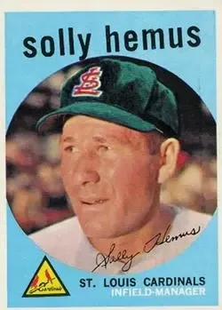 1959 Topps #527 Solly Hemus