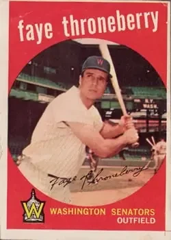 1959 Topps #534 Faye Throneberry