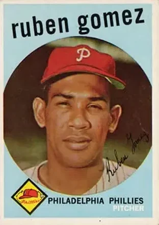 1959 Topps #535 Ruben Gomez