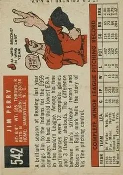 Back of Jim Perry