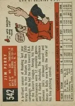 Back of Jim Perry