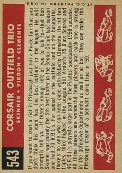 Back of Card #543