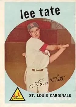 1959 Topps #544 Lee Tate