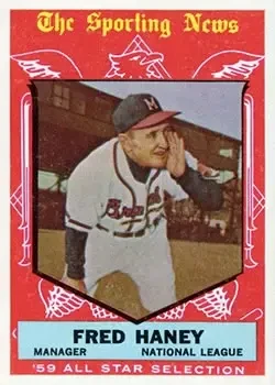 1959 Topps #551 Fred Haney