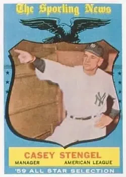 1959 Topps #552 Casey Stengel