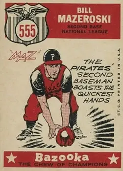 Back of Bill Mazeroski