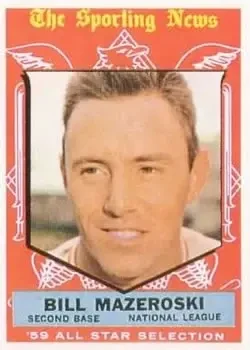 1959 Topps #555 Bill Mazeroski