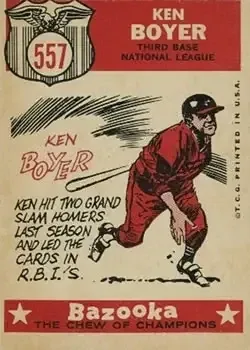 Back of Ken Boyer