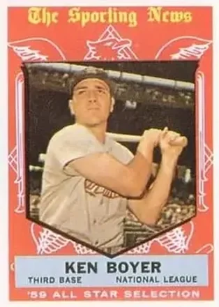 1959 Topps #557 Ken Boyer