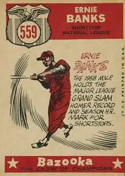 Back of Ernie Banks