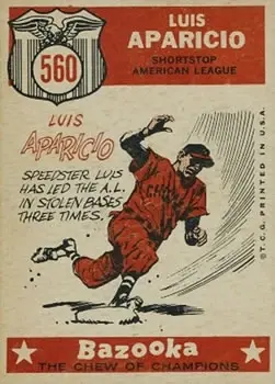 Back of Luis Aparicio