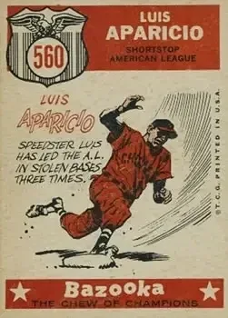 Back of Luis Aparicio