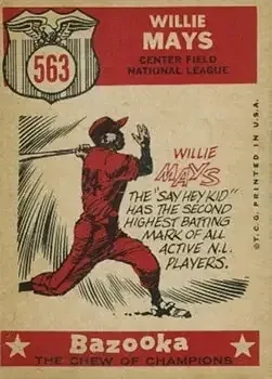 Back of Willie Mays