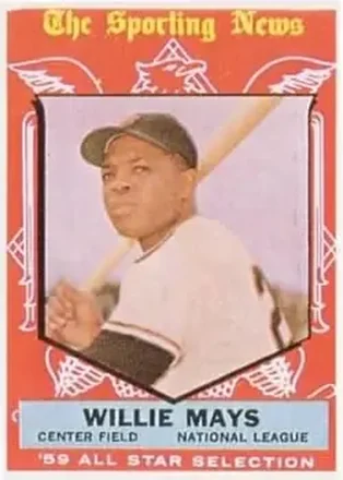 1959 Topps #563 Willie Mays