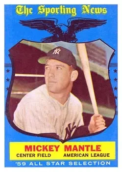 1959 Topps #564 Mickey Mantle
