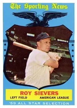 1959 Topps #566 Roy Sievers