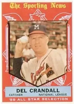1959 Topps #567 Del Crandall