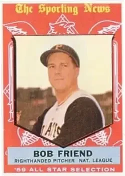 1959 Topps #569 Bob Friend
