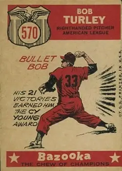 Back of Bob Turley