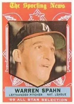 1959 Topps #571 Warren Spahn