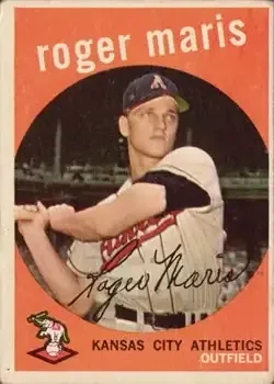1959 Topps #202 Roger Maris