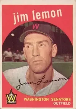 1959 Topps #215 Jim Lemon
