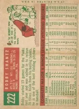 Back of Bobby Shantz
