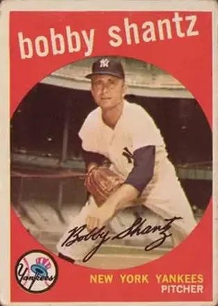 1959 Topps #222 Bobby Shantz