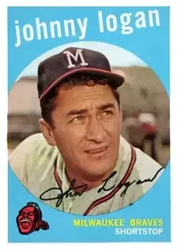 1959 Topps #225 Johnny Logan