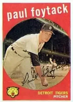 1959 Topps #233 Paul Foytack