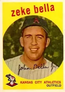 1959 Topps #254 Zeke Bella