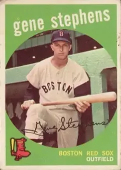 1959 Topps #261 - Gene Stephens - Boston Red Sox