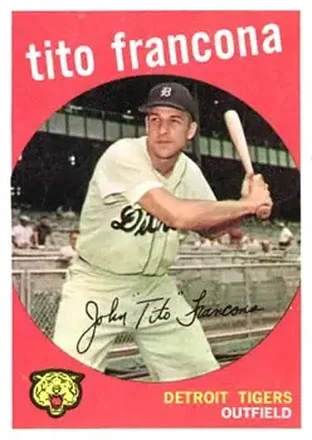 1959 Topps #268 Tito Francona