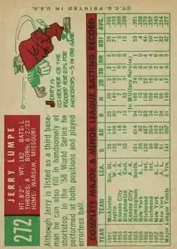 Back of Jerry Lumpe