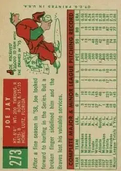 Back of Joe Jay