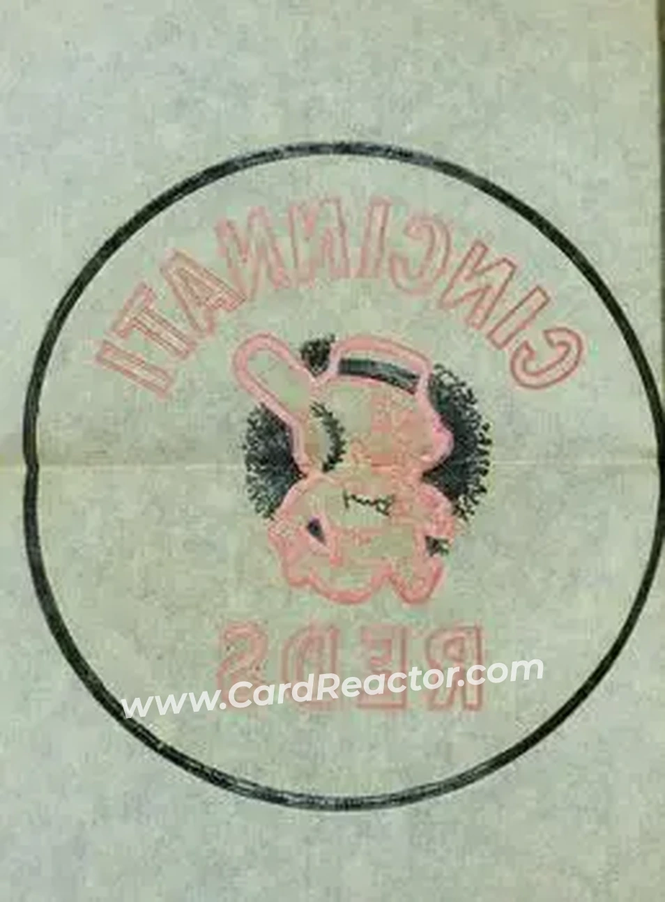 1959 Topps - Hot-Iron Transfers #NNO - Cincinnati Reds - Cincinnati Reds - Cincinnati Reds - Front