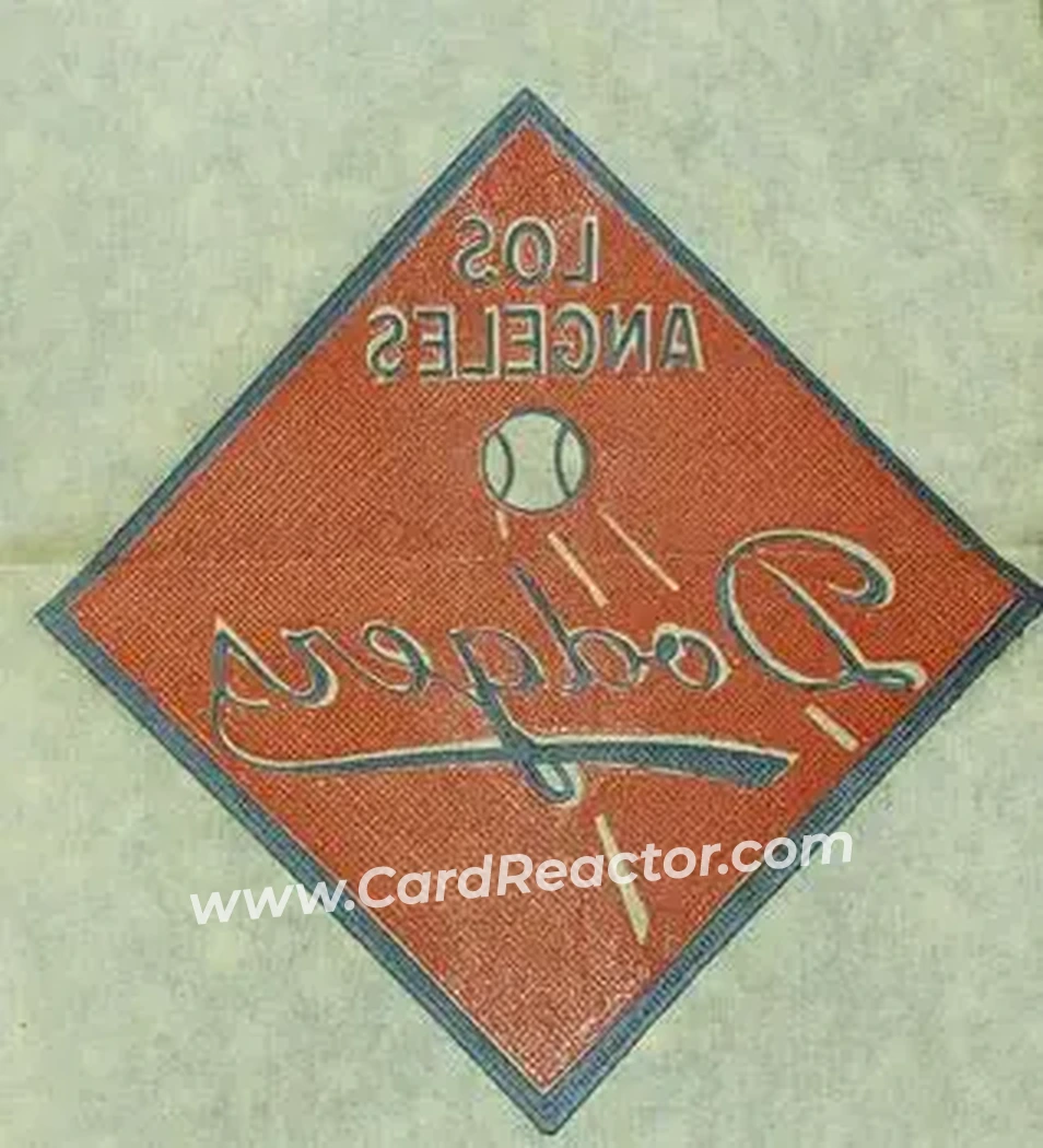 1959 Topps - Hot-Iron Transfers #NNO - Los Angeles Dodgers - Los Angeles Dodgers - Los Angeles Dodgers - Front 1959 Topps - Hot-Iron Transfers #NNO - Los Angeles Dodgers - Los Angeles Dodgers - Los Angeles Dodgers - Front