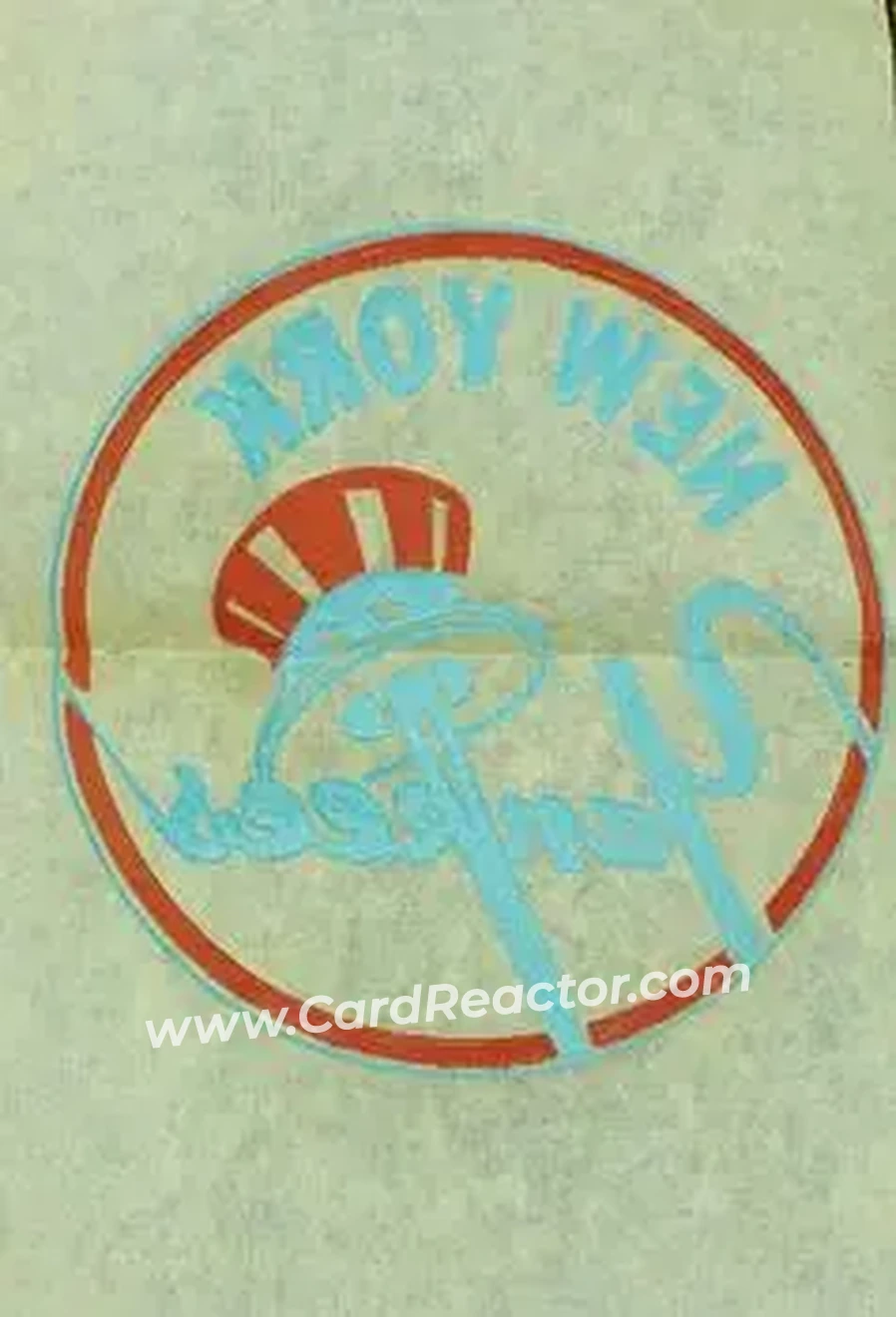 1959 Topps - Hot-Iron Transfers #NNO - New York Yankees - New York Yankees - New York Yankees - Front 1959 Topps - Hot-Iron Transfers #NNO - New York Yankees - New York Yankees - New York Yankees - Front