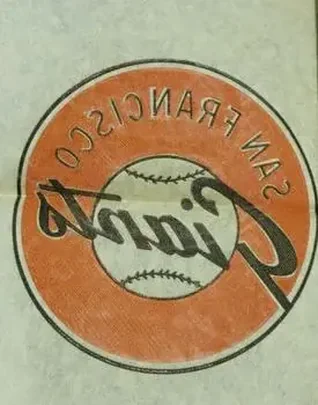 1959 Topps - Hot-Iron Transfers #NNO - San Francisco Giants - San Francisco Giants - San Francisco Giants