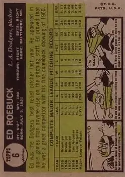 Back of Ed Roebuck