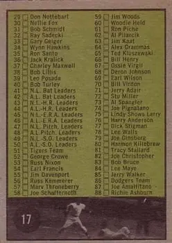 Back of Card #17