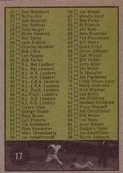 Back of Card #17