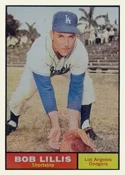1961 Topps #38 Bob Lillis