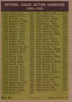 Back of Card #41