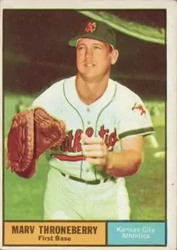 1961 Topps #57 Marv Throneberry
