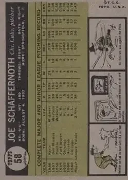 Back of Joe Schaffernoth