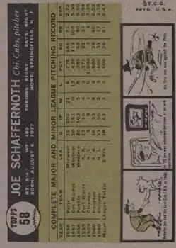 Back of Joe Schaffernoth