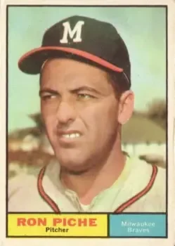 1961 Topps #61 Ron Piche